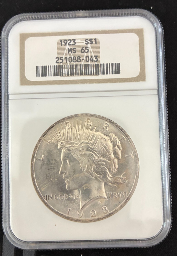 1923 Peace Silver Dollar MS65, NGC