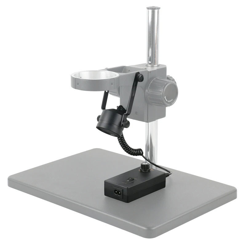 28LED Adjustable Angle Brightness Stereo Microscope Oblique Light Source 90-240V