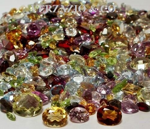 50+ CARAT MIX LOT LOOSE FACETED NATURAL GEMSTONES MIXED GEMS WHOLESALE GEMSTONES