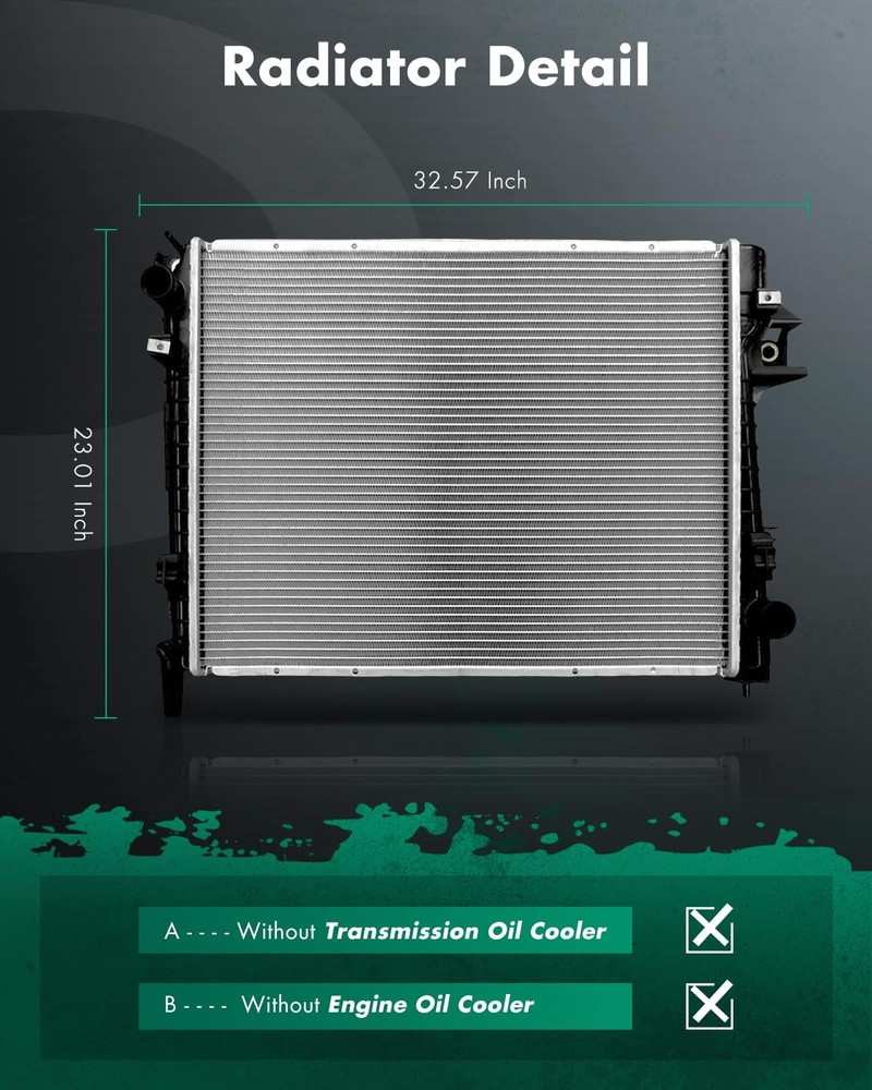 Engine Cooling Radiator for Ram 1500 2500 3500 2002-2004 Replace 2479