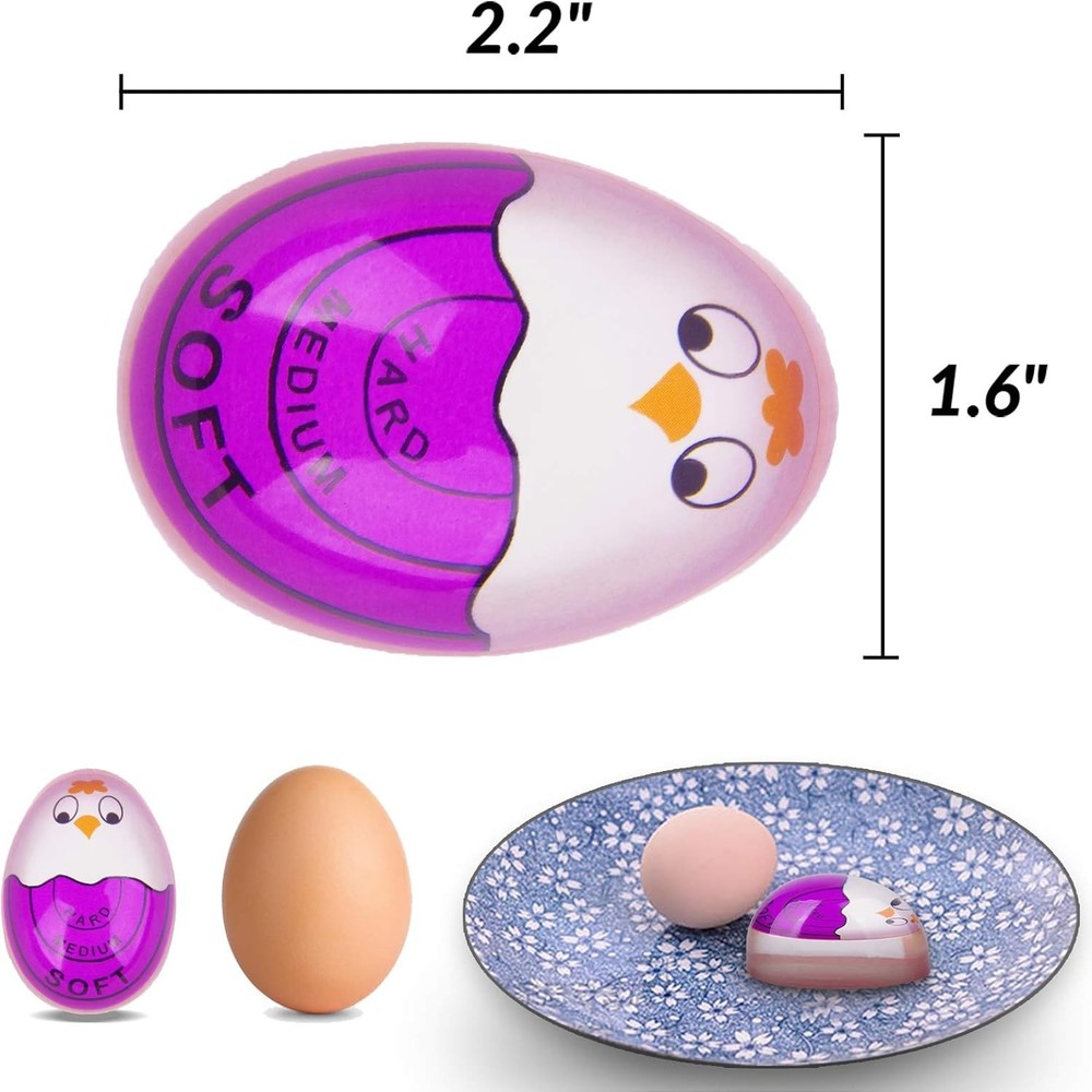 Egg Timer Soft Hard Boiled Egg Boiler Timer That Changes Color When Done