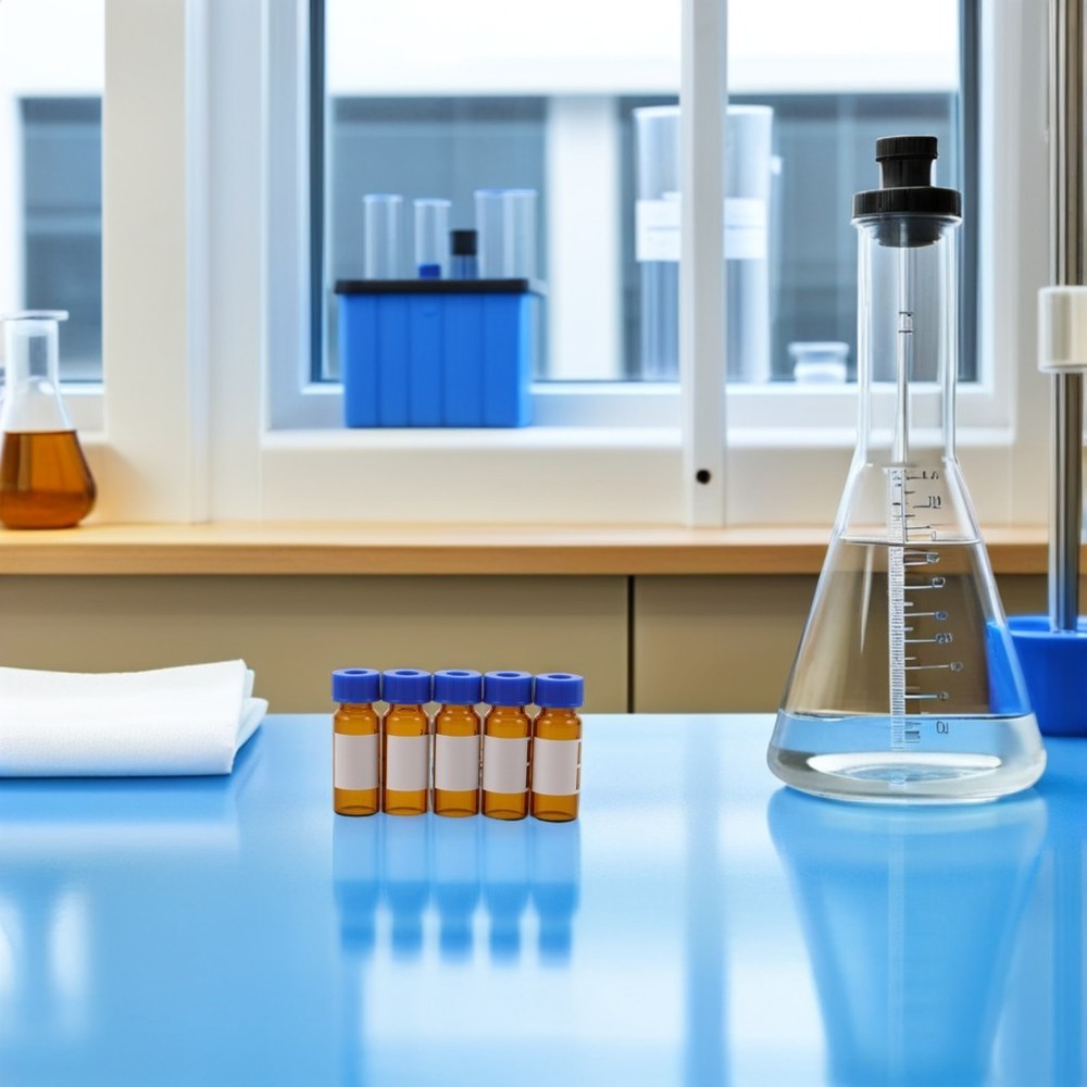 100 Pcs Small Plastic Vials Sample for Lab Chromatography Sampling