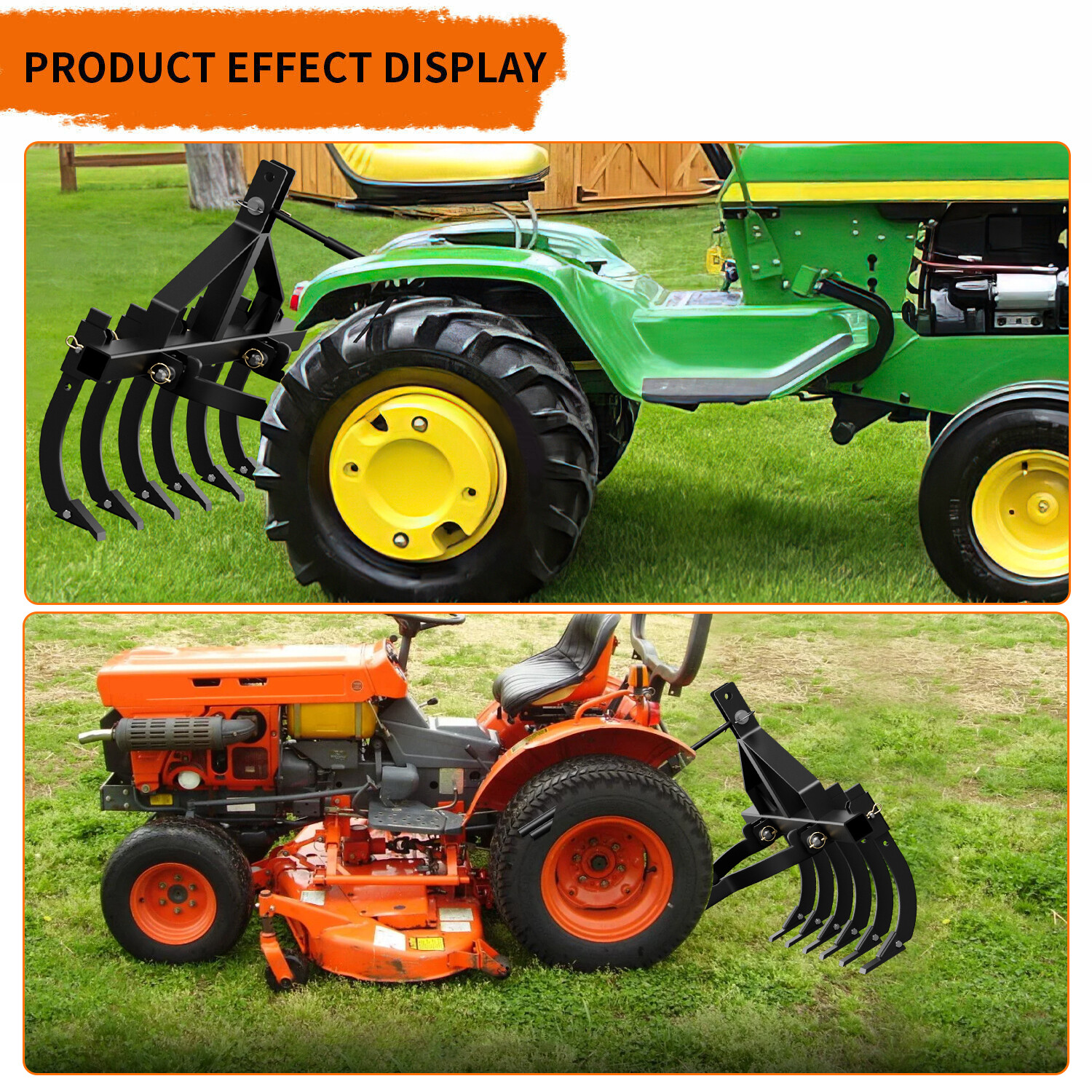 Chisel Plow Scarifier Detachable Cultivator and 6 Shank Design for CAT-0 & CAT-1