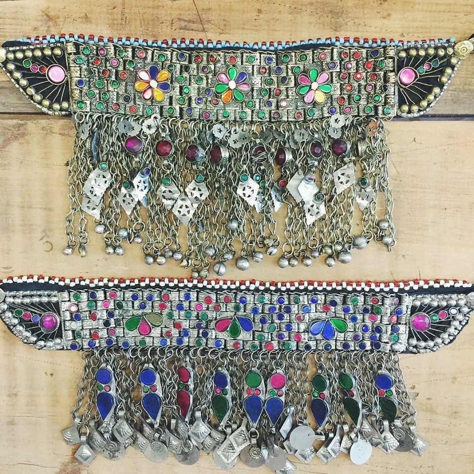 Afghani Bead Necklace, Kuchi Necklace