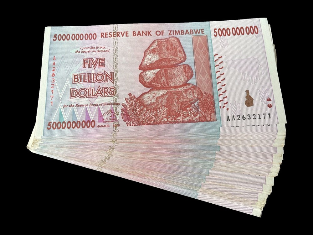 Zimbabwe - 5 Billion Dollars 2008 - Pick 84