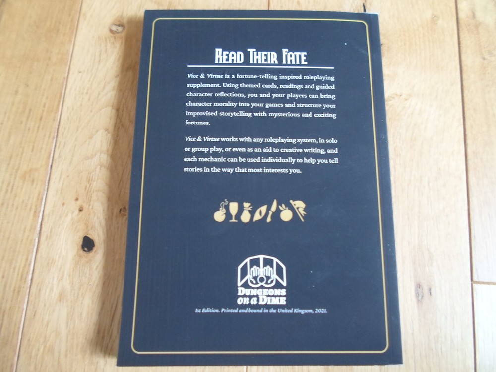 Vice & Virtue Roleplaying Supplement (NEW/MINT)