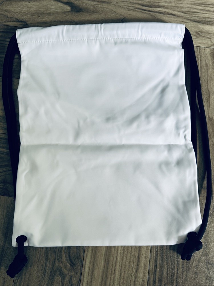 Alphalete Athletics Drawstring New Classic String Backpack White