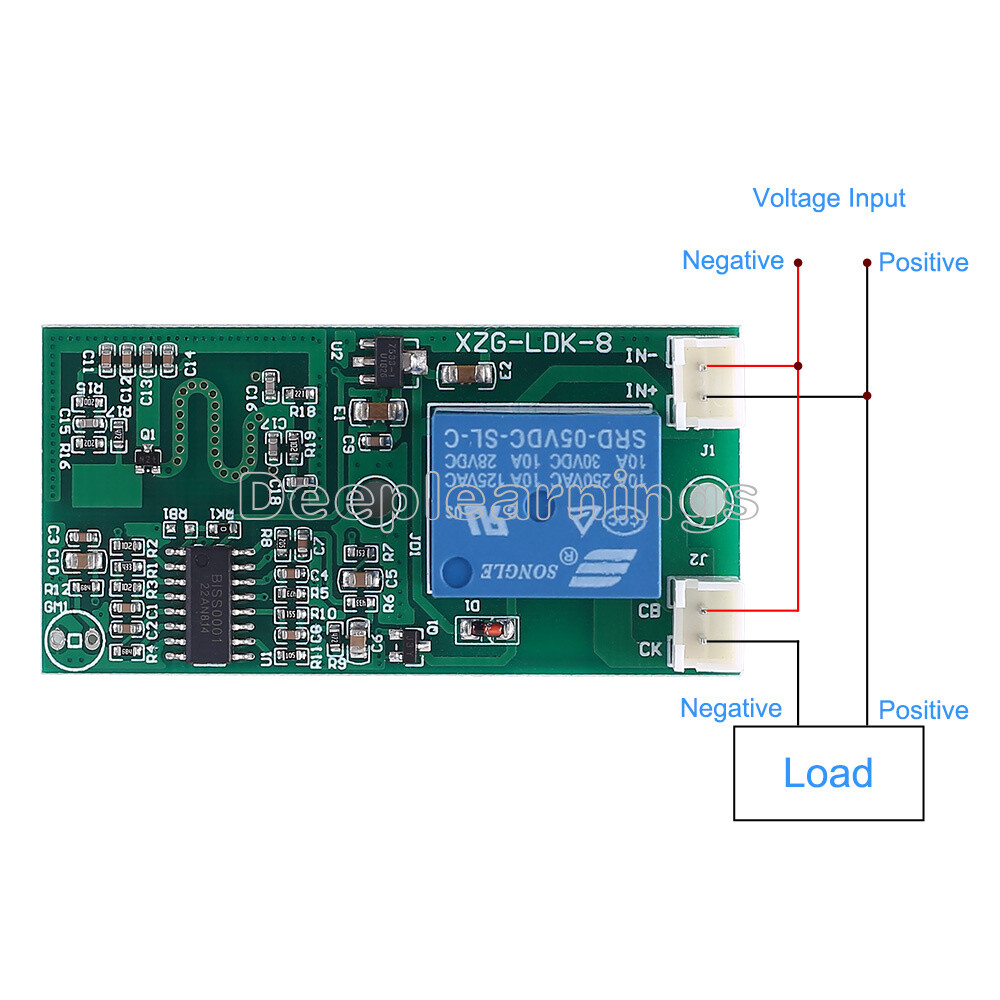 DC 5V Microwave Radar Sensor Relay Output Switch Controller Human Body Induction