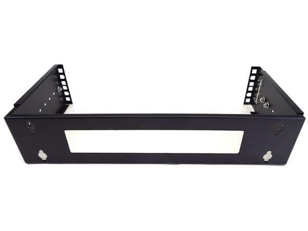 CNAweb 2U 19-Inch Hinged Extendable Network Wall Mount Equipment Rack Bracket