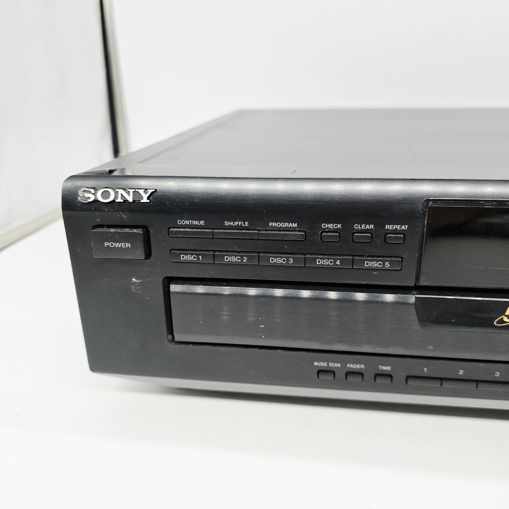 Sony CDP-C661 5 Disc CD Carousel Changer Player Compact Disc READ