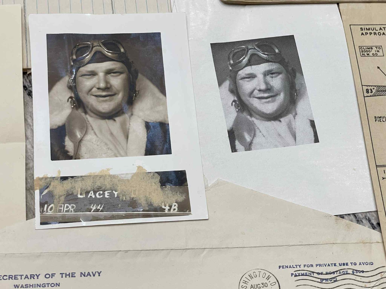 BIG GROUPING to a WW2 WWII USN US Navy Pilot - Donald R. Lacey Books & Documents