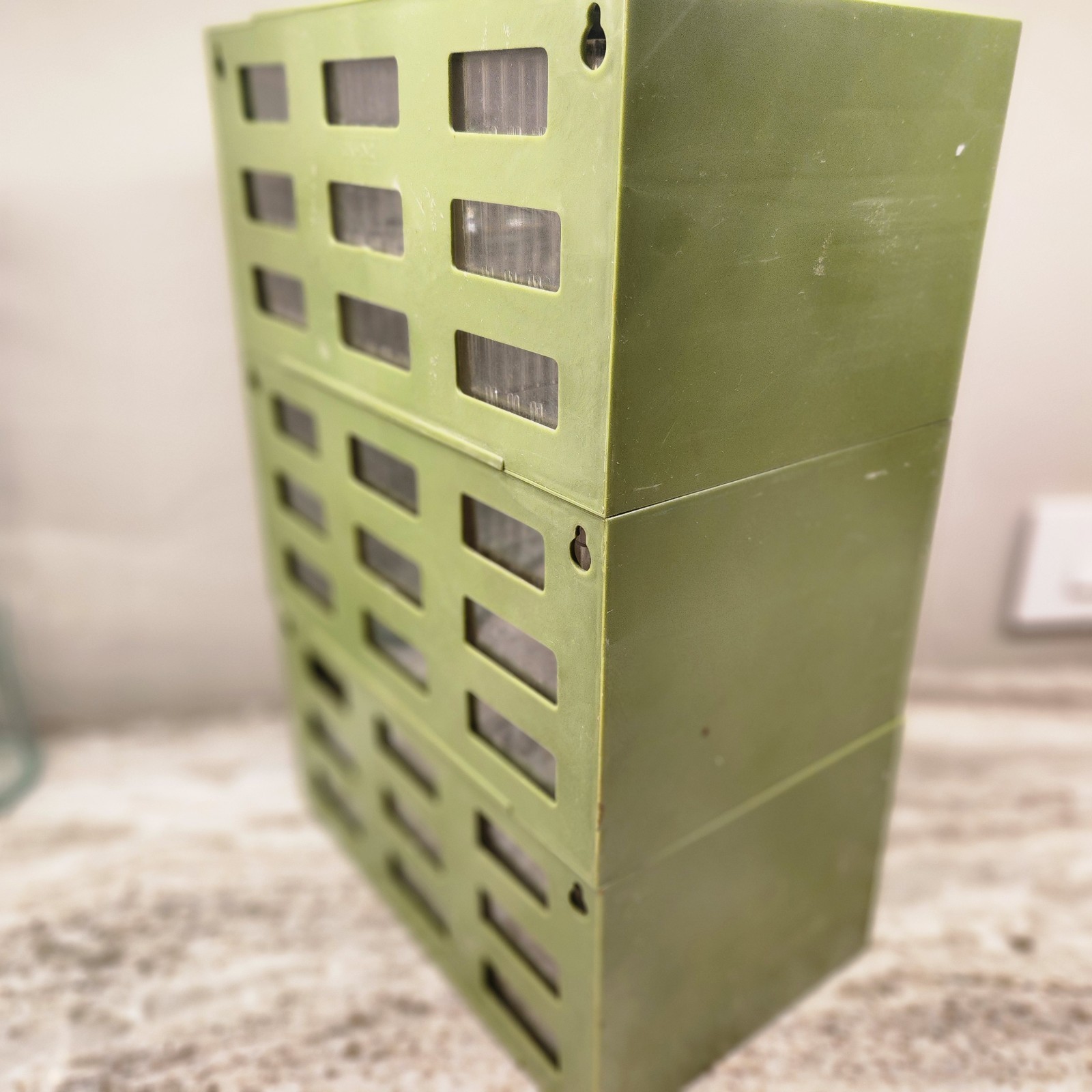 Akro-Mils Green 27 Drawer Storage Cabinet P-1. Bin organizers