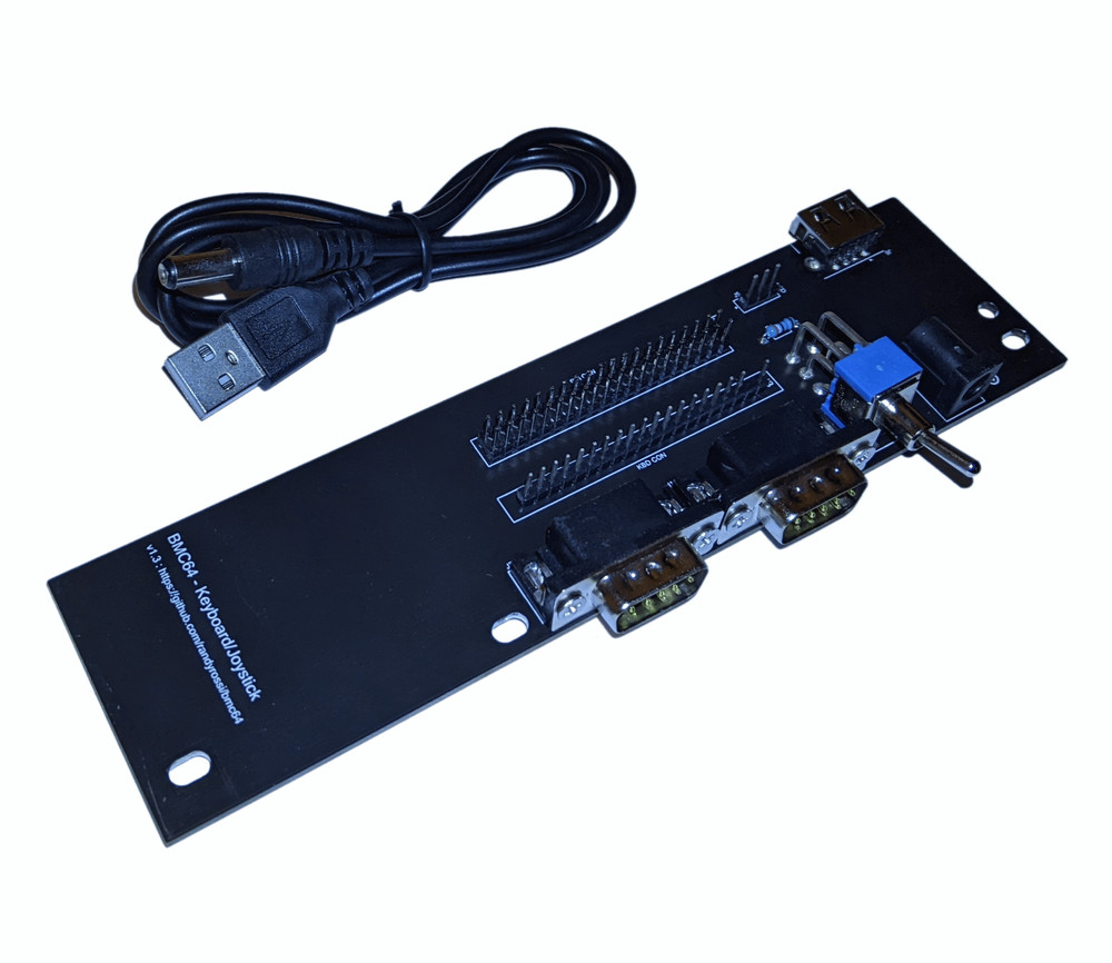 Commodore C64 Adapter BMC64 Bare Metal Raspberry Pi Keyboard Joystick