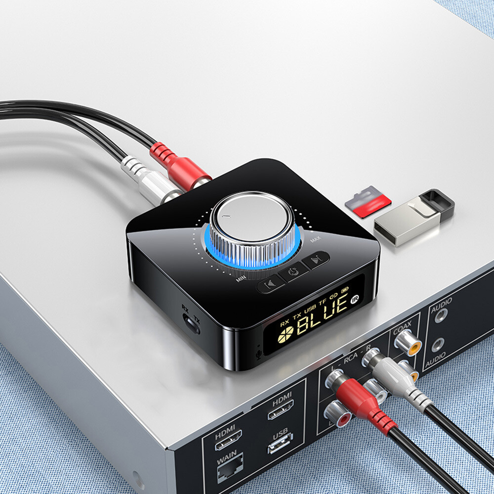 Bluetooth 5.3 Transmitter & Receiver Wireless Adapter For Home stereos/speakers