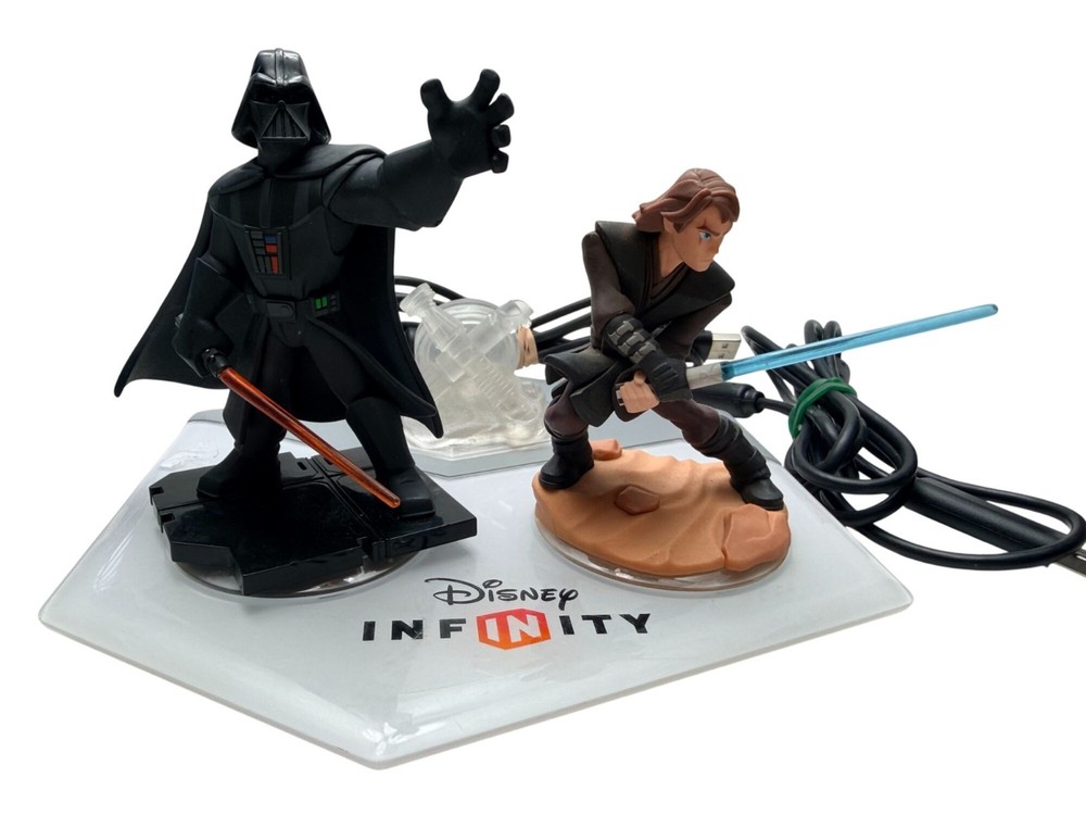 Disney Infinity Figures & Base Set Monsters Inc & Star Wars Characters Bundle