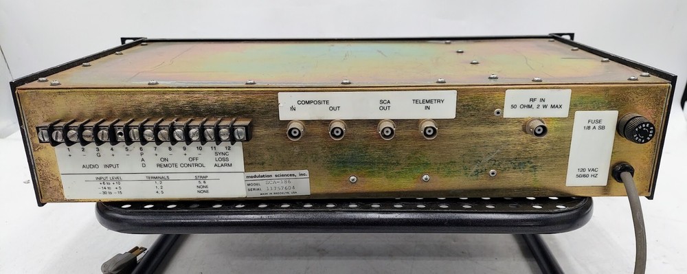 Modulation Sciences Sidekick SCA-186 Audio Subcarrier Generator