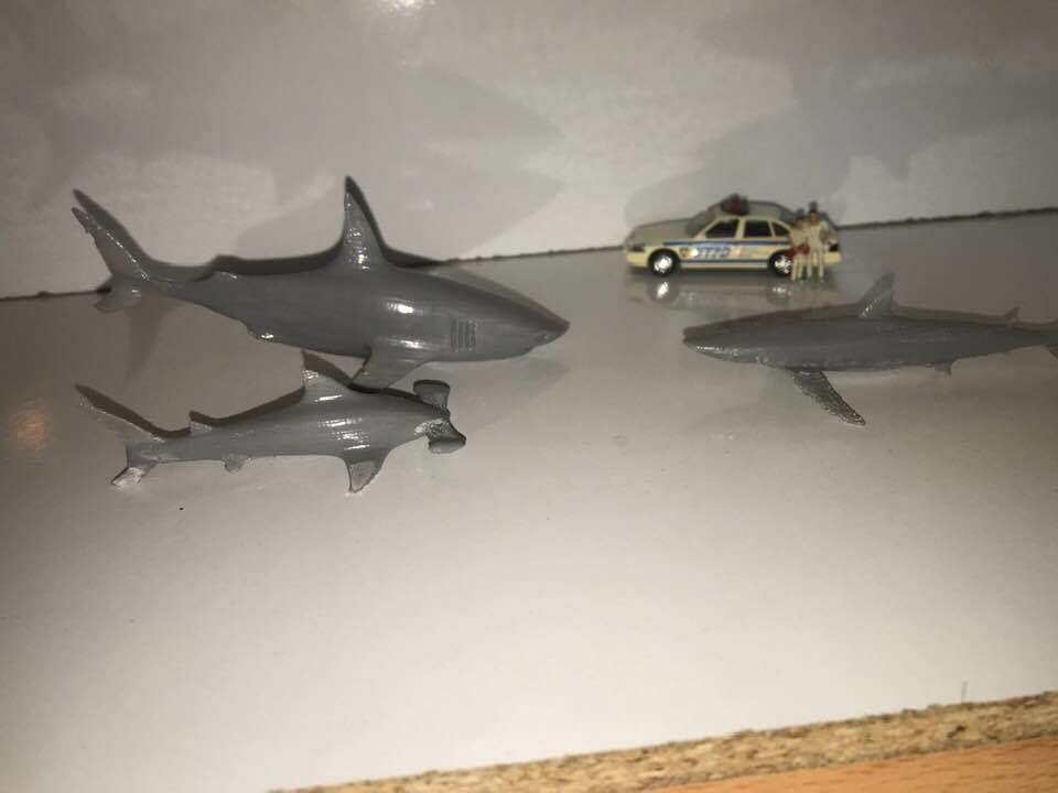Ho 1/87 Scale Shark Set (UNPAINTED)