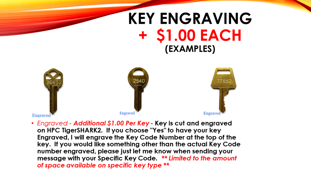 Kwikset Schlage American Yale - Keys Cut to Code - Computerized Cut - 4 Total