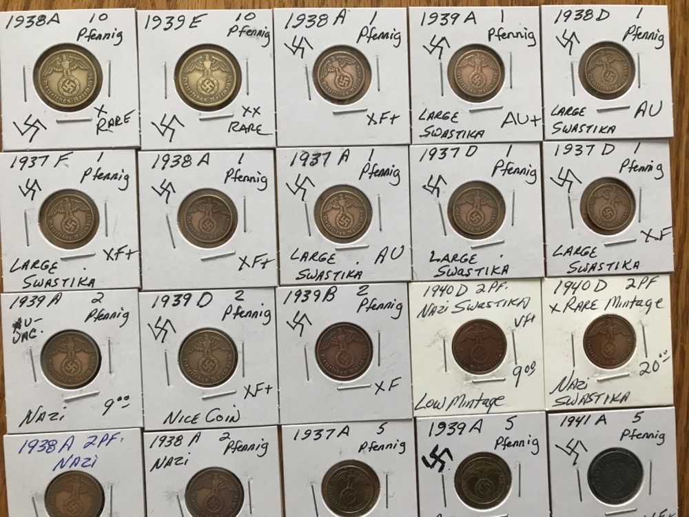 26 Third Reich Coins