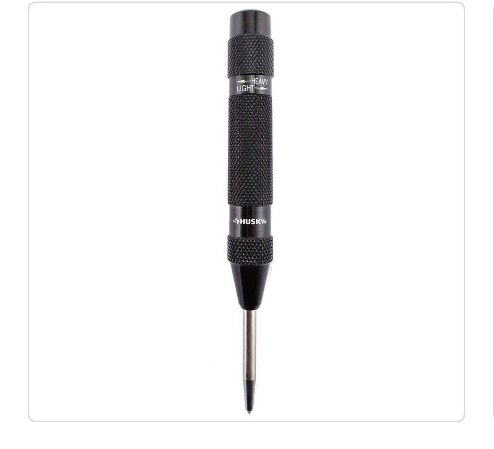 HUSKY Model: 70079H, Automatic Center Punch (Spring Loaded)