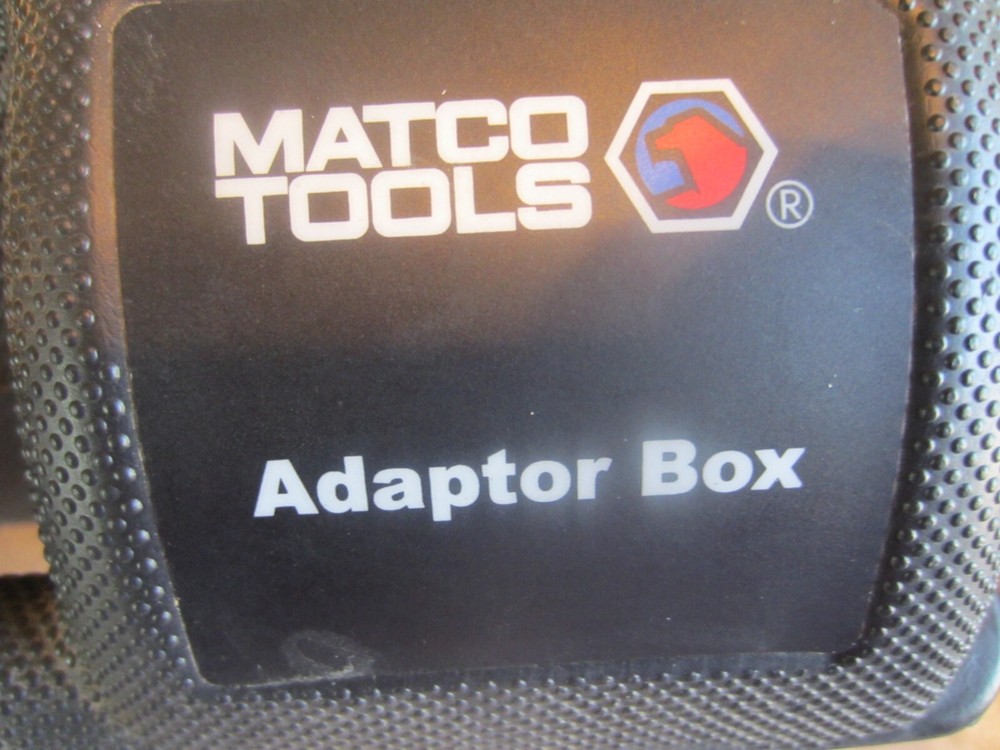 Pre-owned Matco Tools Adaptor Box Case and accessories ONLY
