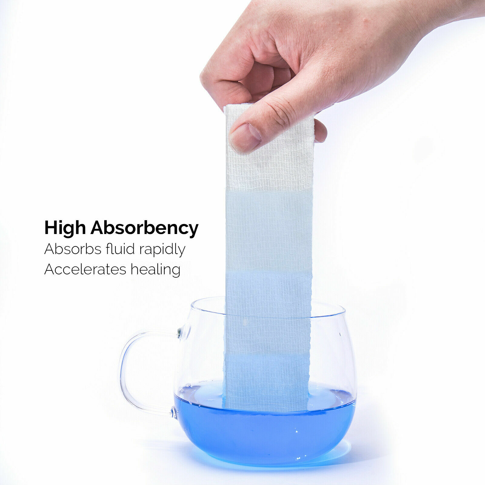 5000PCS JMU Dental Medical Gauze 2"x2" Non Woven Sponges 4-Ply FDA Approved