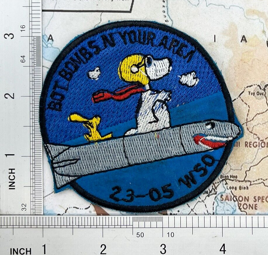 Patch , snoopy patch , usaf , snoopy dog , Vietnam war patch  , p2