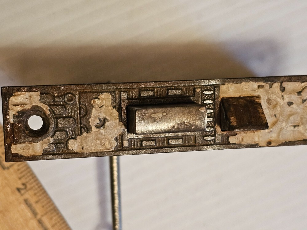 A OLD DOOR LOCK and KEY it WORKS. E