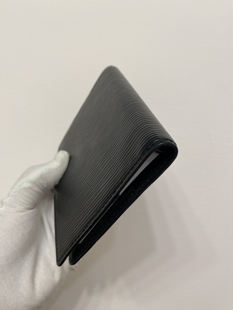 Louis Vuitton Black Epi Small Ring Agenda PM