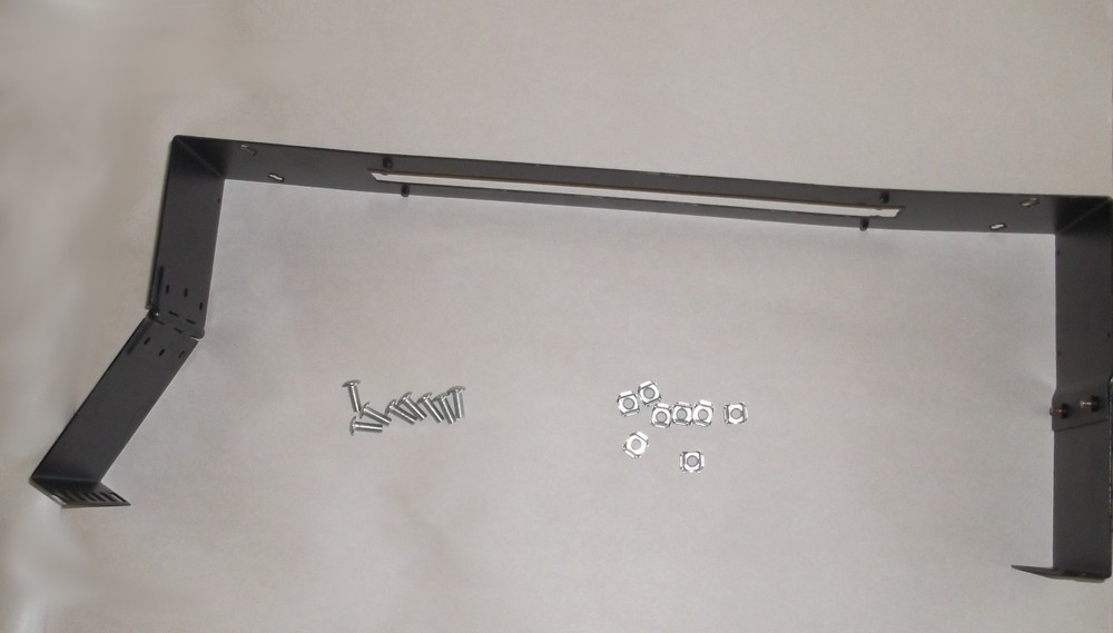 2U 2RU Hinged Patch Panel Wall Mount *USA Seller* Includes square nut, screws