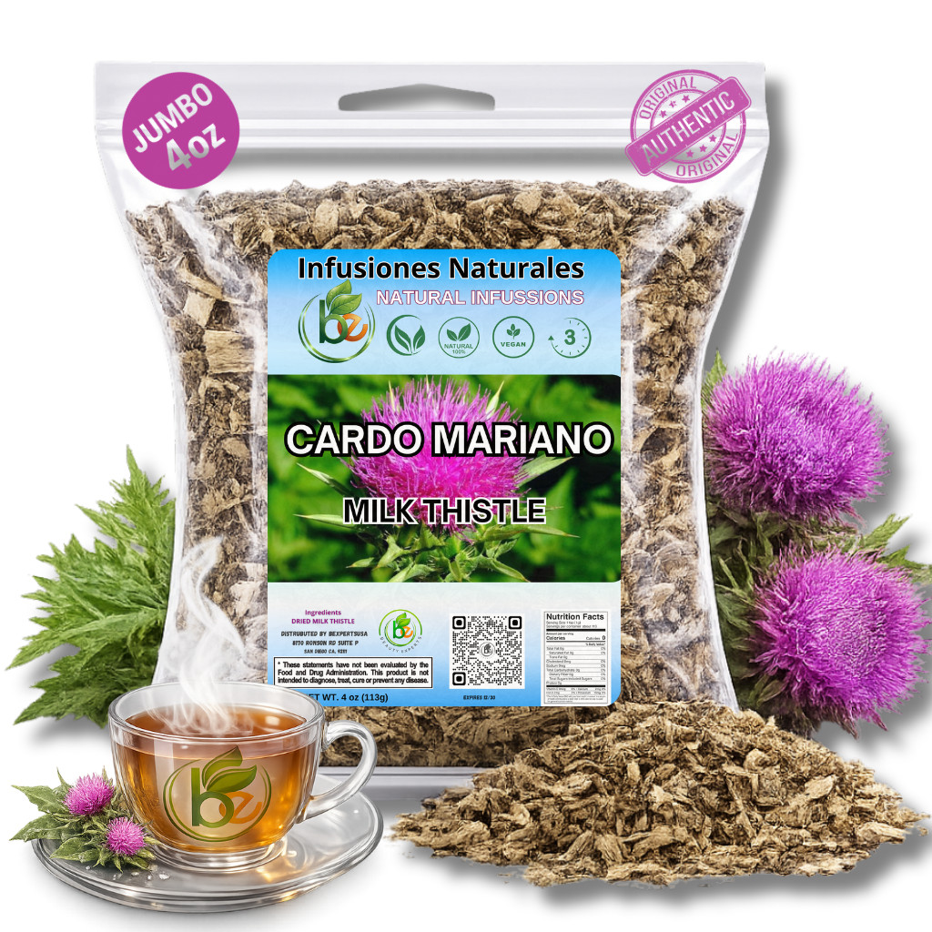 Cardo Mariano Herb Tea | Vegan | 100% Pure & Natural Cardo Marin - Milk Thistle