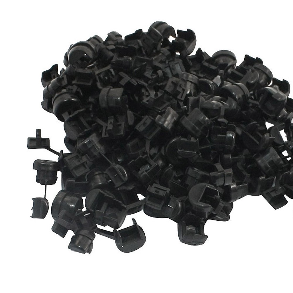 100 Pcs Wires Protectors Strain Relief Bushing for 7mm Width Flat Cables