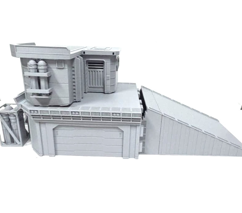 Modular Outpost Building Sci-Fi Terrain Warhammer Scenery Tabletop Wargaming (B)