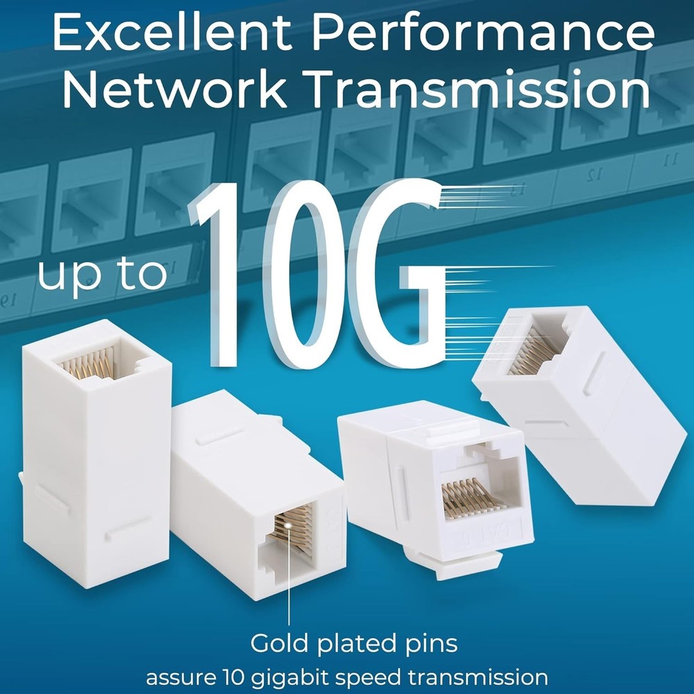 Removable Back Bar 24 Port Cat6 Patch Panel - Fast, Reliable 10G Connection