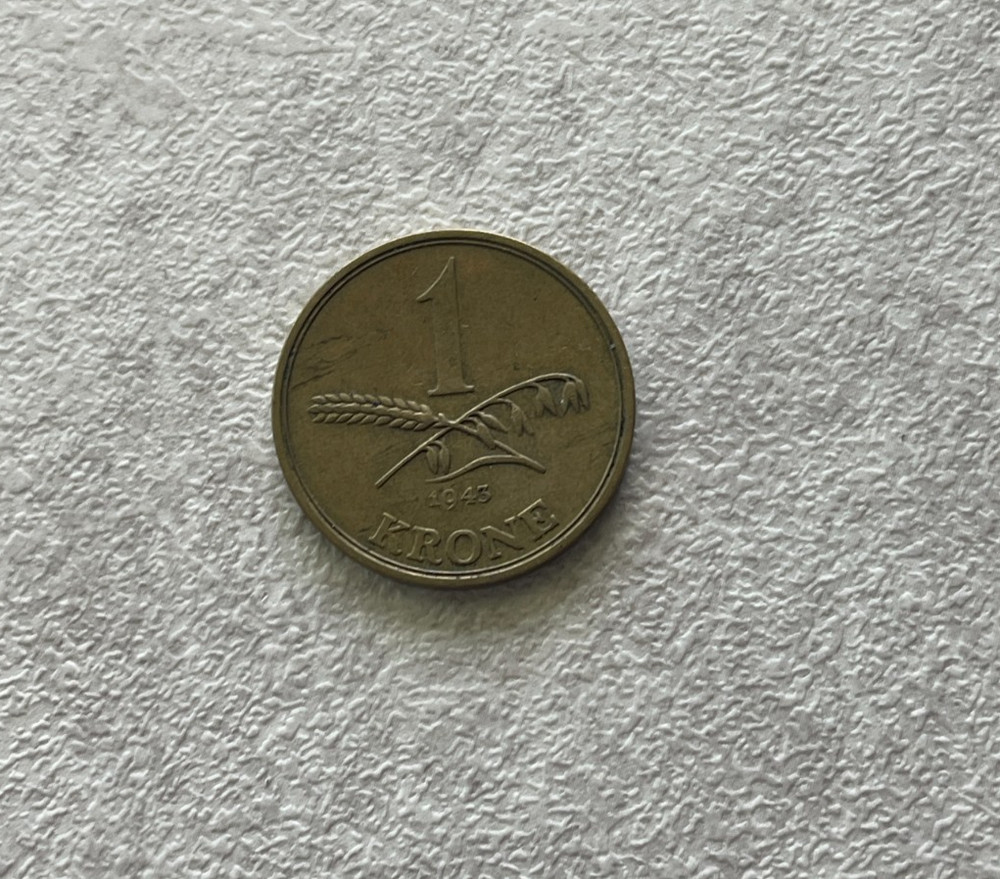 1943 Denmark 1 One Krone L2
