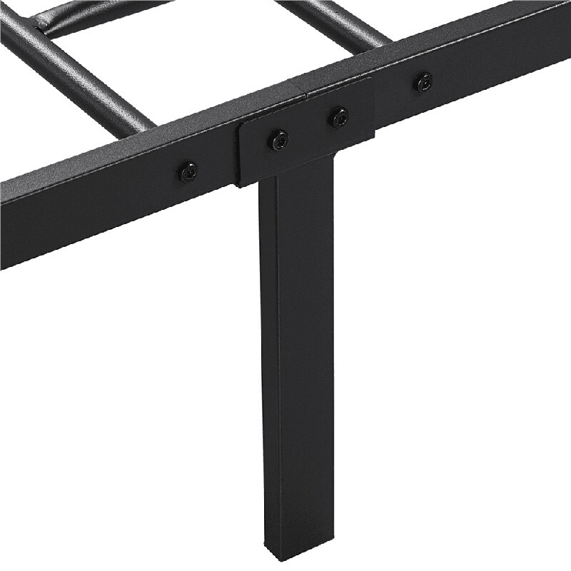Modern Metal Platform Bed Frame Twin Size W/ Under Bed Storage & Sturdy Support