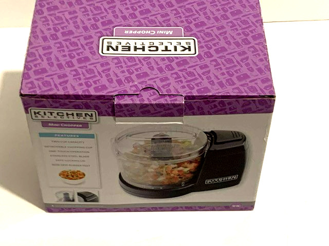 Kitchen Selectives Mini Chopper MC-6BL Black, 2 cups