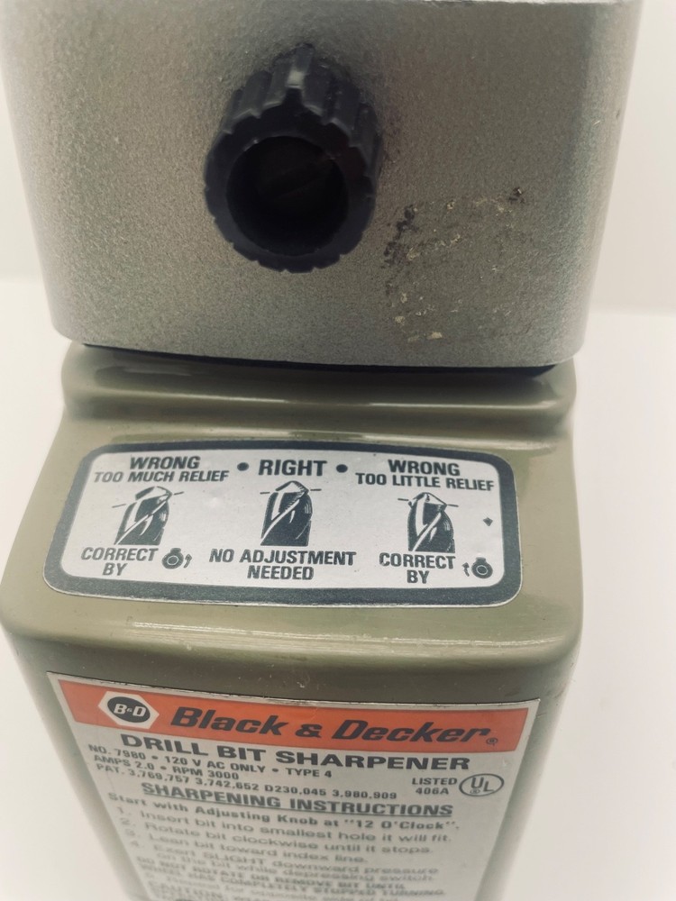 Black & Decker Drill Bit Sharpener No.7980