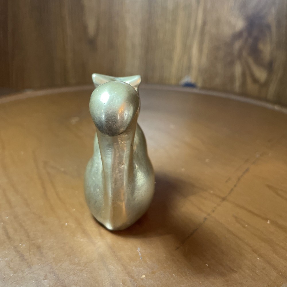 Brass Squirrel Paper Weight 2.5” Tall