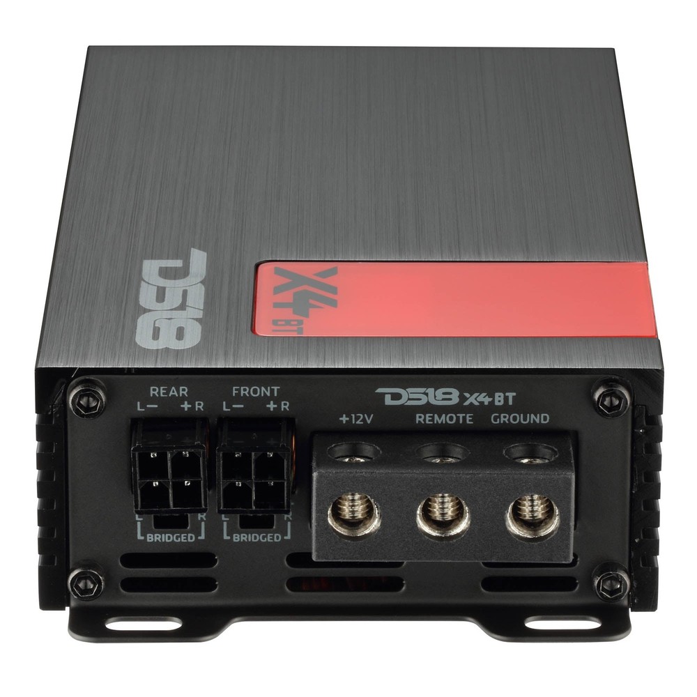 DS18 4-Channel Ultra Compact Full-Range Amplifier with Bluetooth Connectivity
