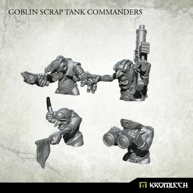 KROMLECH GOBLIN SCRAP TANK COMMANDERS