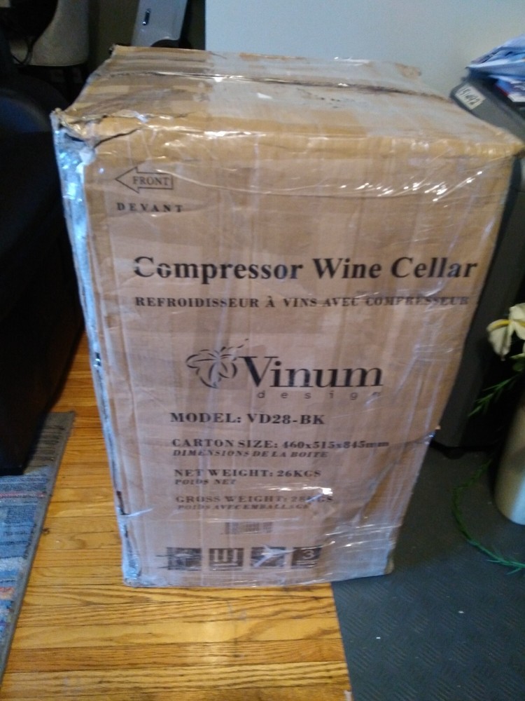 VINUM DESIGN VD28-BK WINE CELLAR $799
