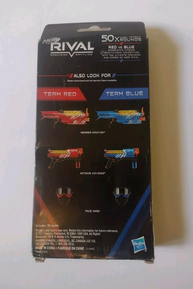 Nerf Rival 50X Rounds: Yellow And Blue