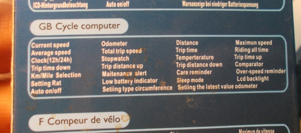 27 Function New Sunding Wired Bicycle Wired Computer SD-563A