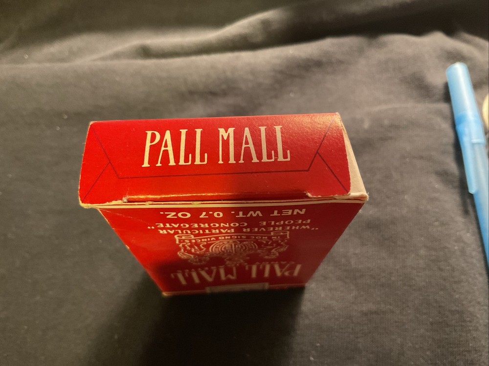 Vintage Pall Mall Candy Cigarette Box. (Empty). 7oz