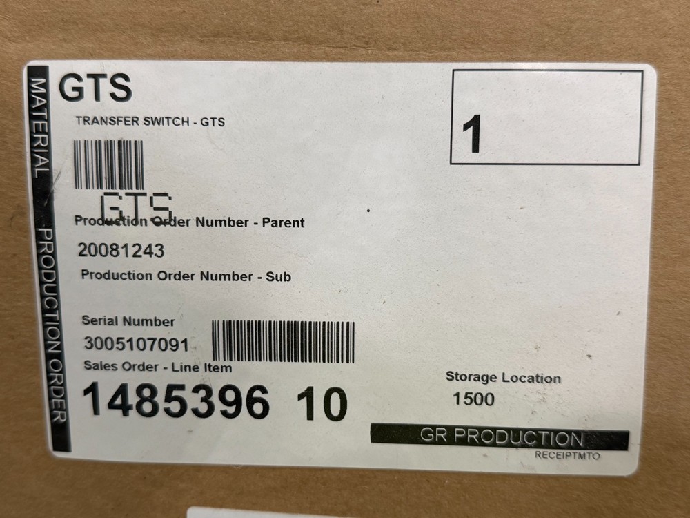 GENERAC Automatic Transfer Switch (ATS) | GTS020W-2A2LDNAY