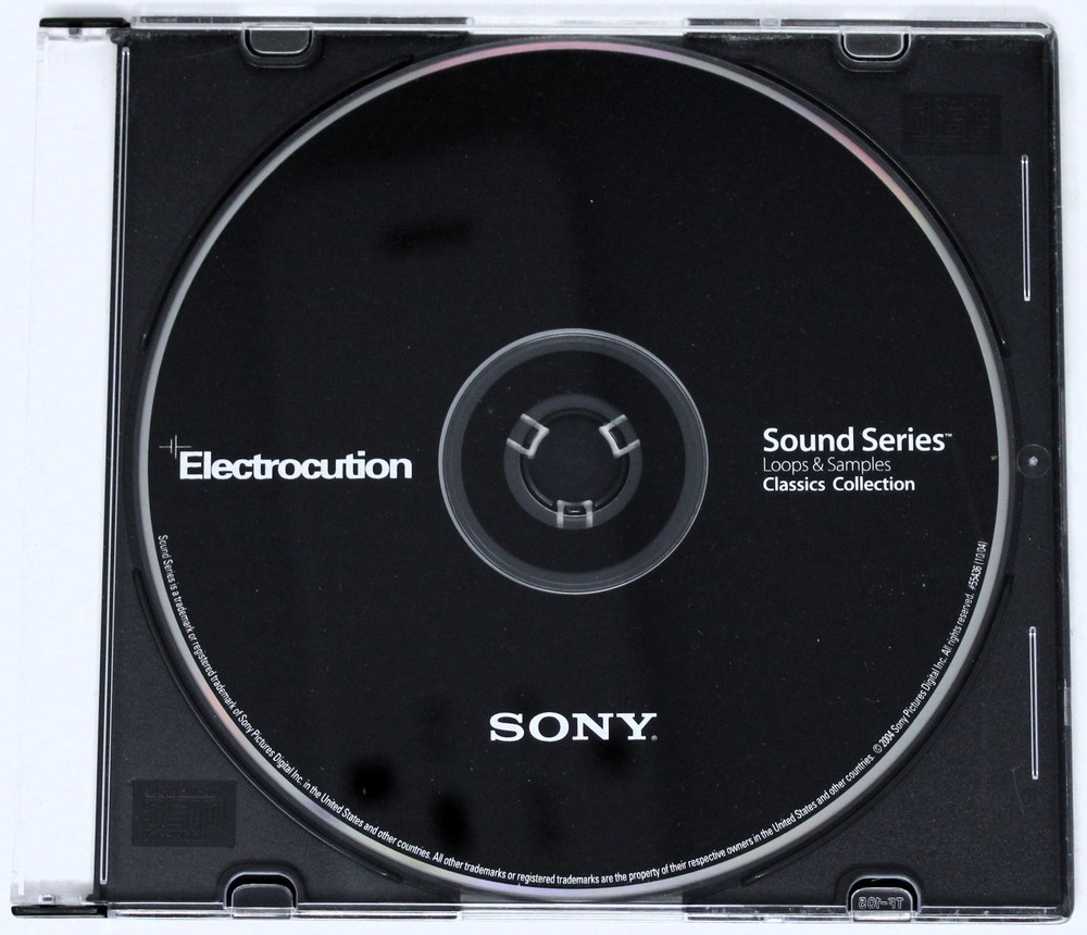 Sony Sound Series Electrocution Loops Sample/Sound Library/Sampling CD