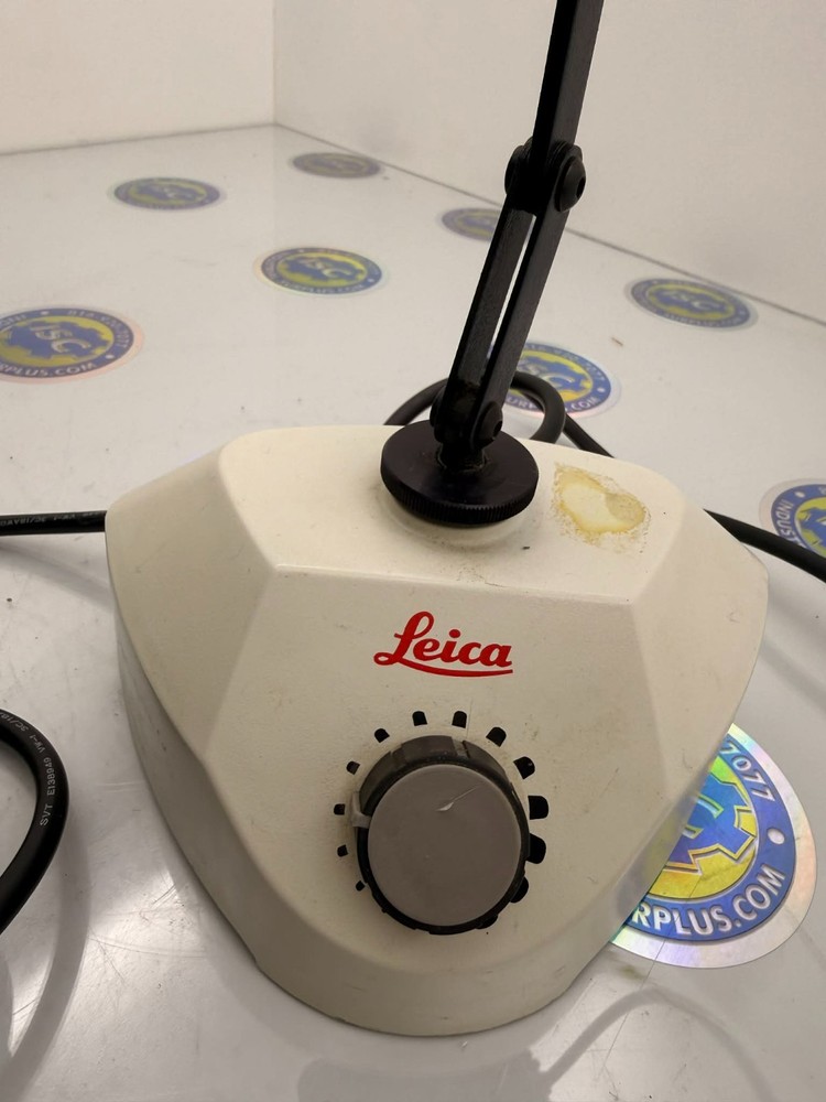 Leica Microscope Illuminator Gooseneck Task Light Adjustable Lab Light w/ Dimmer