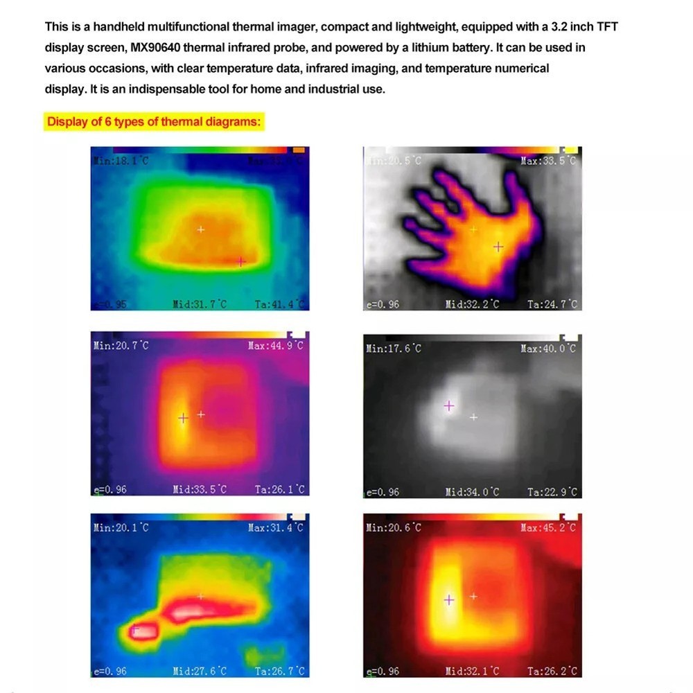 Thermal Imager with Built in Flash Chip for Image Storage and Transfer