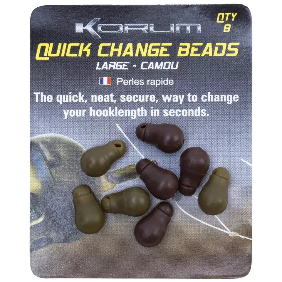 korum quick change beads standard or large or large camo